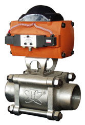 Explosionssicheres pneumatisches XQF-2 Kugelventil für Hochleistungs-Zündsystem/Dampf-Rohrleitung