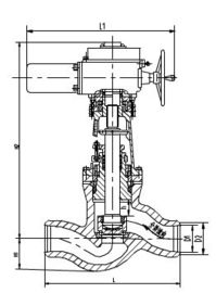 Ein guter Preis. Grauer Roheisen-elektrischer Ventil-Auslöser, Kontrollwert J61Y-32 online