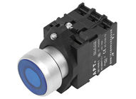 Schalter leichter des Digital-Geschwindigkeitsmesser-blaue Druckknopf-Φ22.5mm