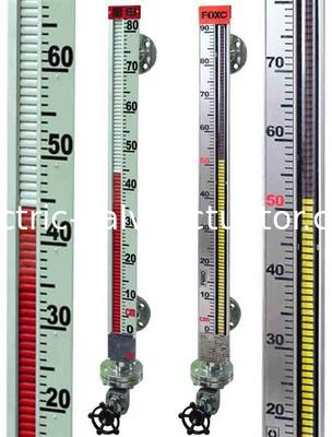 Ein guter Preis. Magnetische Plastikanzeige der waagerecht ausgerichteten Lehre der Klappe des Edelstahls und der ABS (UHZ Art) online