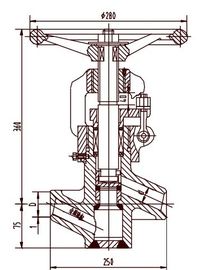 Ein guter Preis. Kohlenstoffstahl-elektrischer Ventil-Auslöser, Kugel-Ventile J61Y DN40 | DN50 online