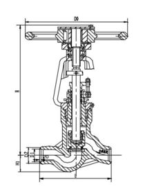 Ein guter Preis. Grauer Roheisen-elektrischer Ventil-Auslöser, Endwert J61Y-PW 5417V online