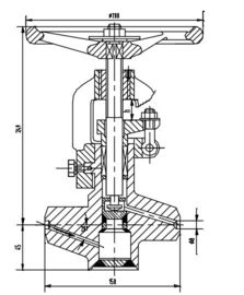 Ein guter Preis. Kohlenstoffstahl-elektrischer Ventil-Auslöser, Abkürzungs-Ventil J61Y DN5 online
