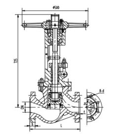 Ein guter Preis. Chrom-Molybdän-legierter Stahl-elektrischer Ventil-Auslöser, Kontrollwert J41Y DN80 DN100 online
