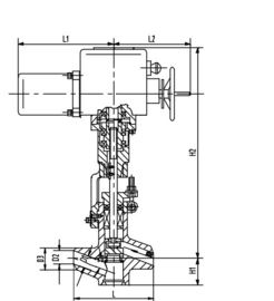 Ein guter Preis. Kohlenstoffstahl-Kraftwerk-Ventil, Auslassventile J961Y DN20 DN32 online