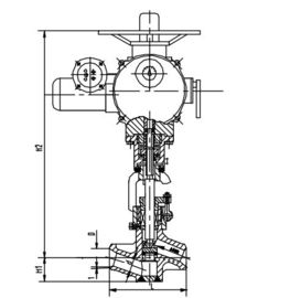 Ein guter Preis. Integral sterben schmiedendes Kraftwerk-Ventil, Stellglied J961Y DN40 DN50 online