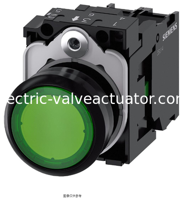 Ein guter Preis. Siemens 3SU Flat-Nose-Rundknopf Grün 3SU1102-0AB40-1BA0 -25°C Mindestbetriebstemperatur mit LED-Licht online