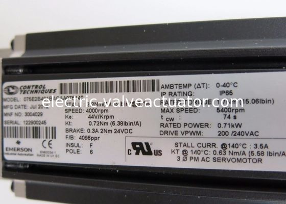 Ein guter Preis. 075E2B401BACAA075140 Servo Motor FM 75 MM Frame Size 220 VAC Standard Peak Torque online