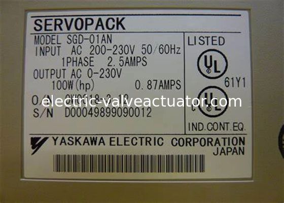 Ein guter Preis. Yaskawa SGD-01AN Wechselstrom-Servoantriebe Servopack 100 WATT 1PHASE-Ausgang 0-230 VAC online