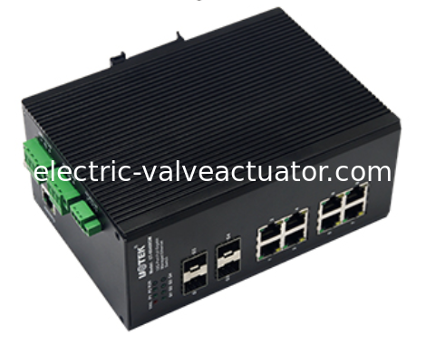 Ein guter Preis. UOTEK UT-66408GM 8GE+4G Full Gigabit Managed Industrial Ethernet Switch L2 Netzwerkmanagement Switch online