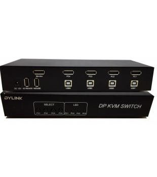 Ein guter Preis. Weiblicher 3840x2160 USB KVM Hafen B Schalter-SW1401DP 4 online